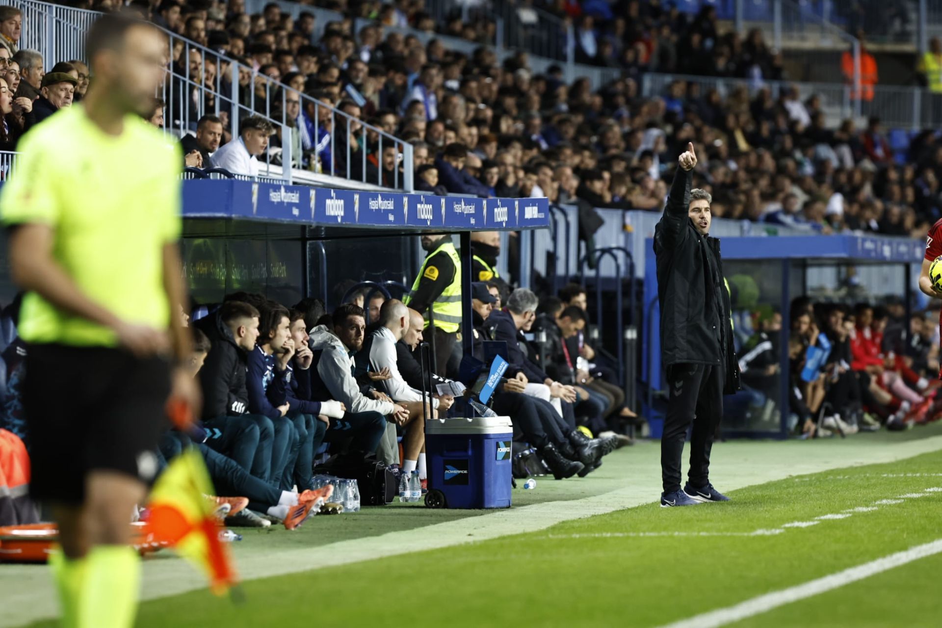 El Málaga-Mirandés, en imágenes
