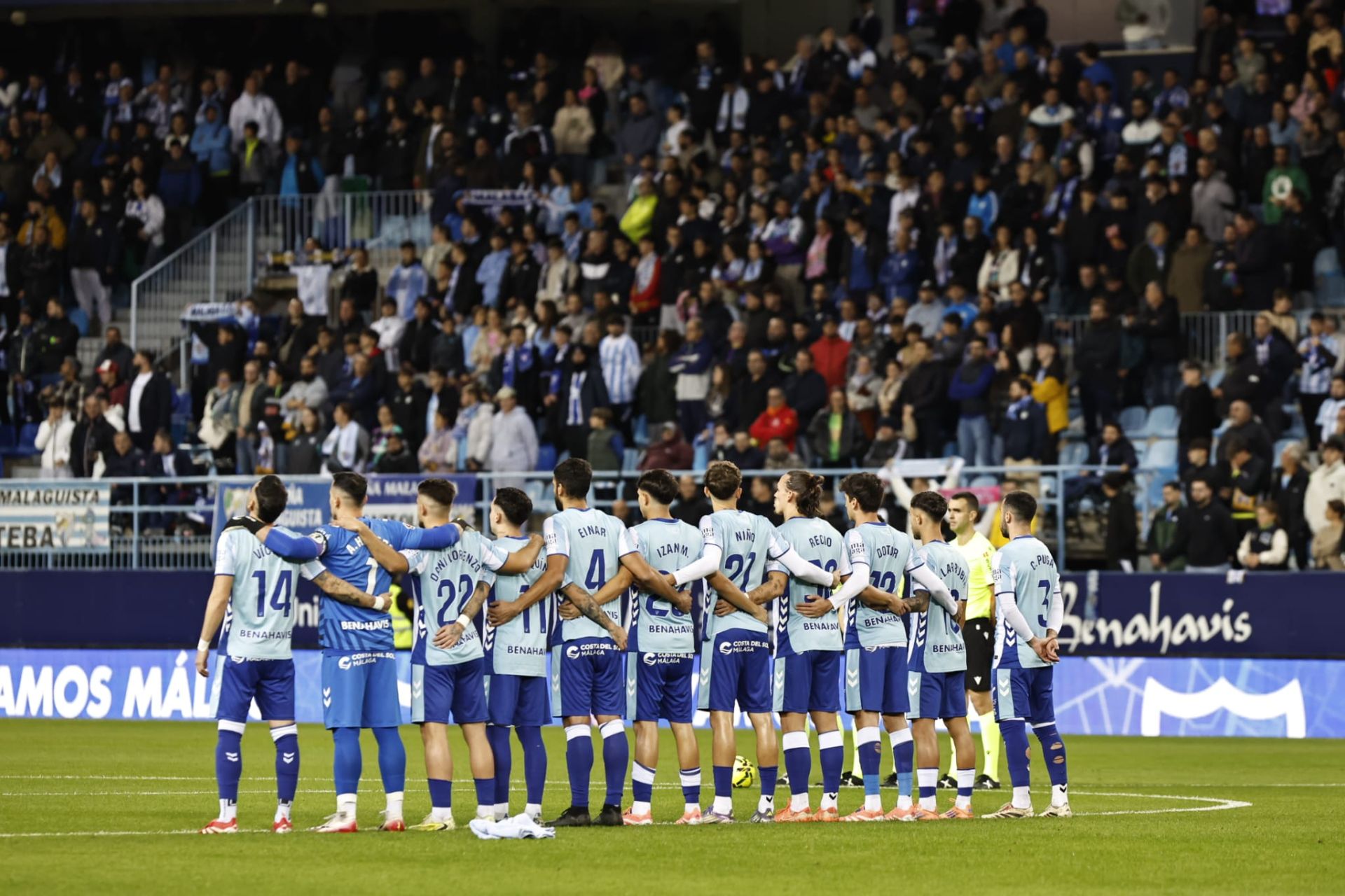 El Málaga-Mirandés, en imágenes