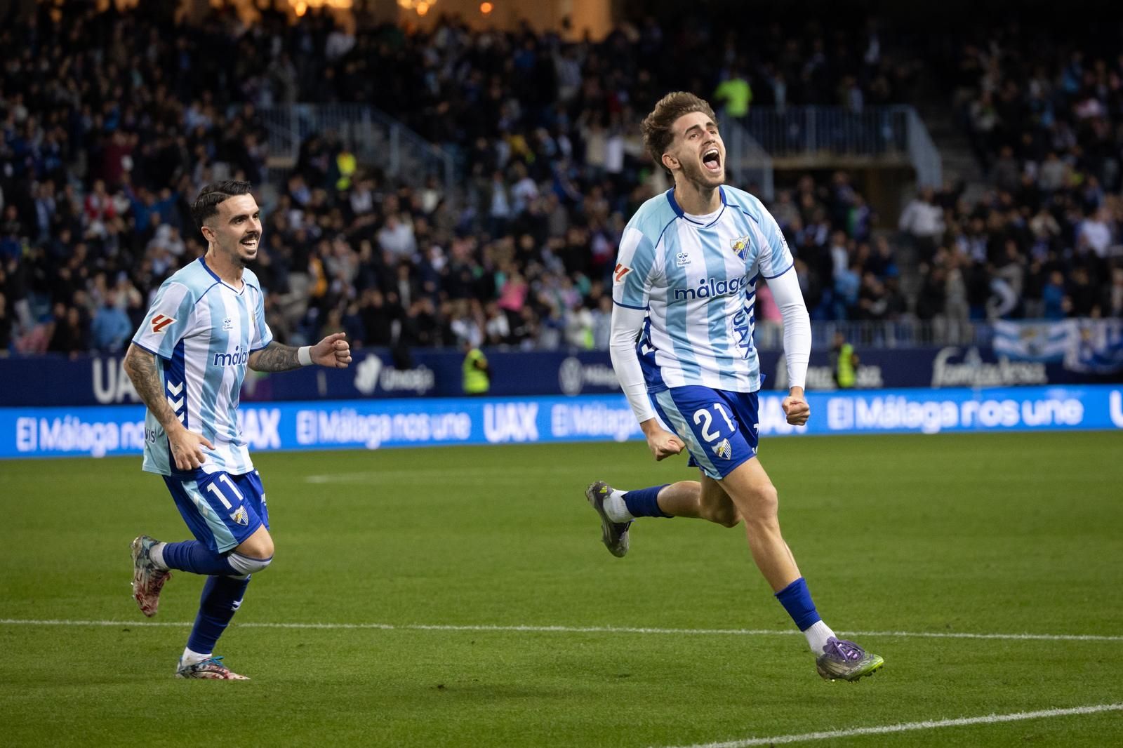 El Málaga-Mirandés, en imágenes