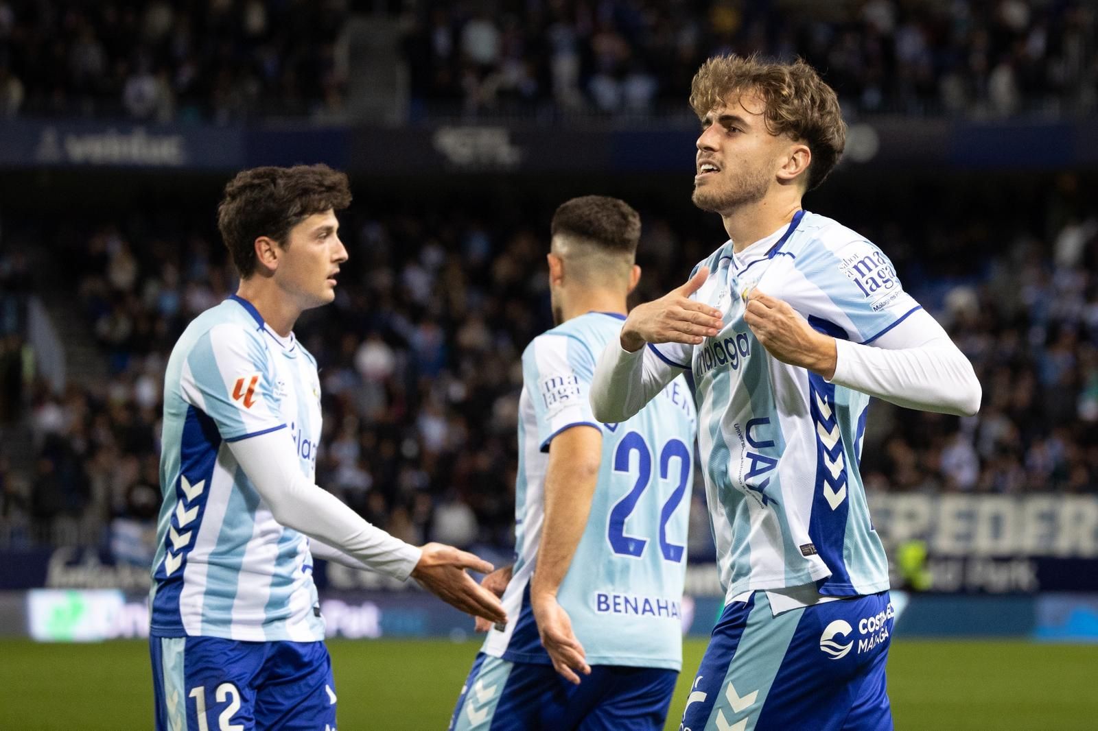 El Málaga-Mirandés, en imágenes