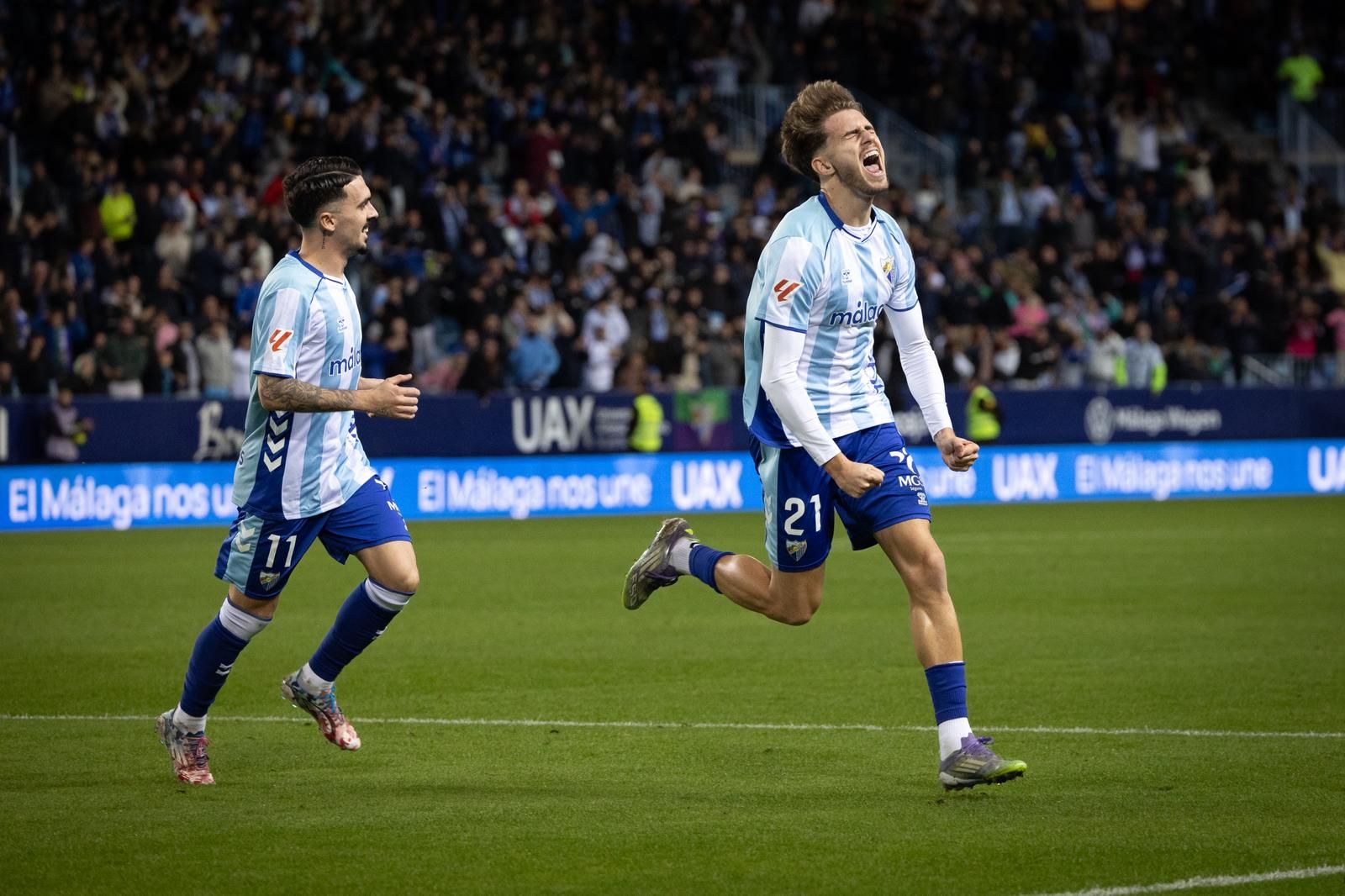 El Málaga-Mirandés, en imágenes