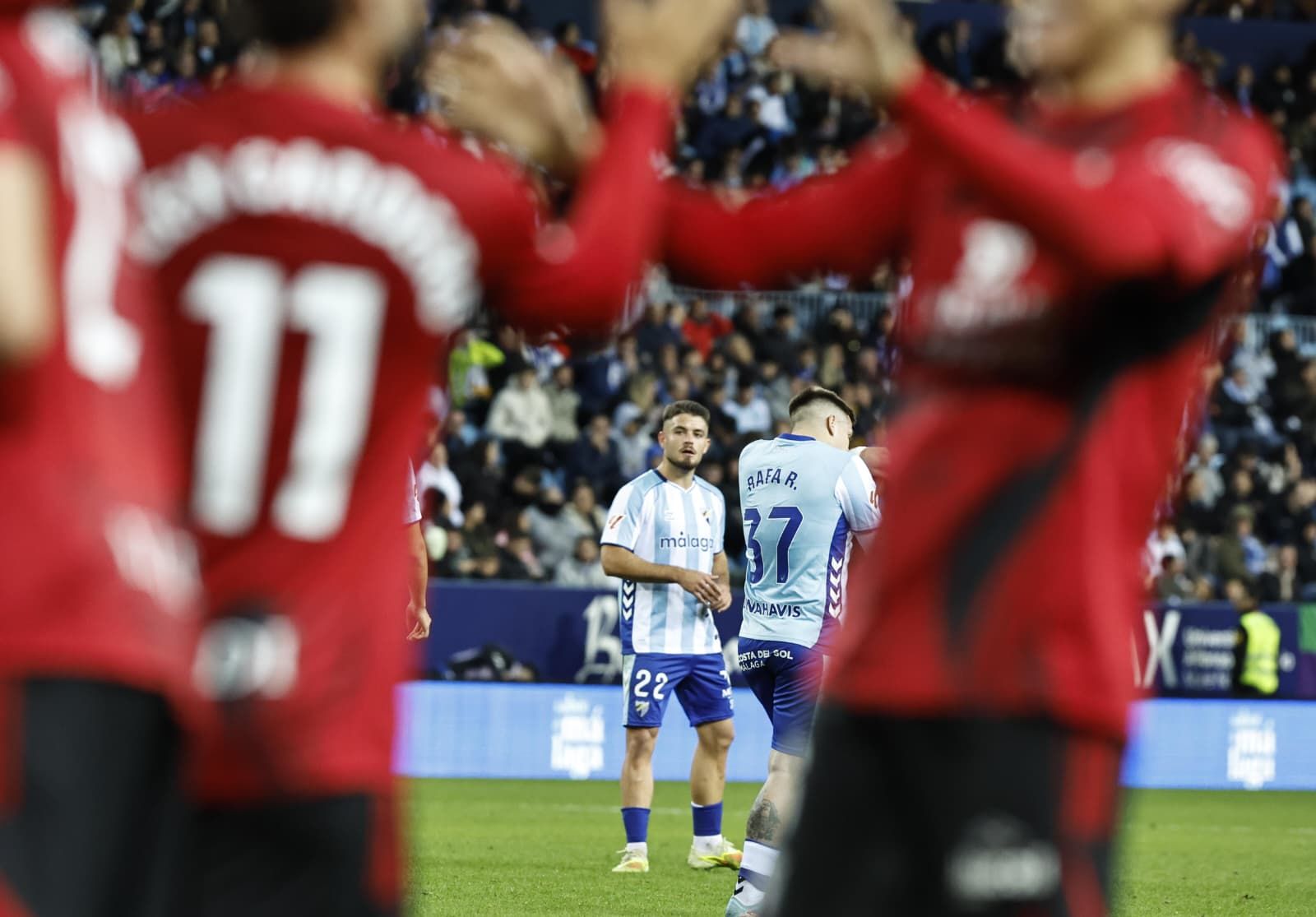 El Málaga-Mirandés, en imágenes