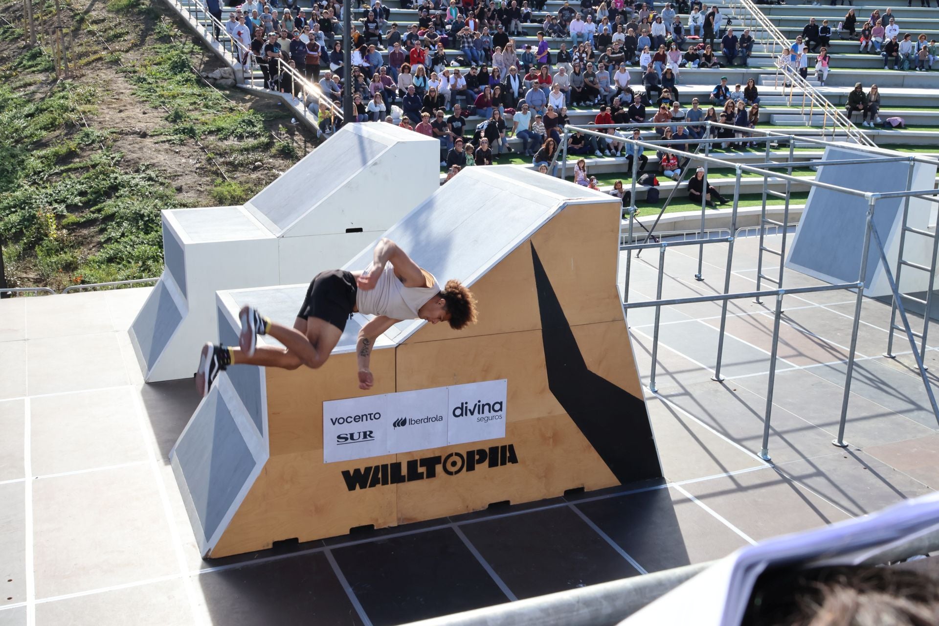 El campeonato de España de Parkour de Mijas, en imágenes