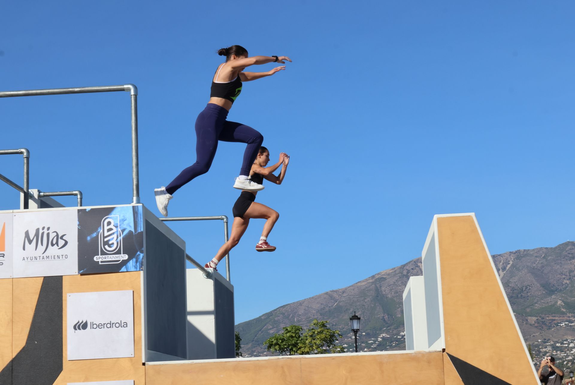 El campeonato de España de Parkour de Mijas, en imágenes