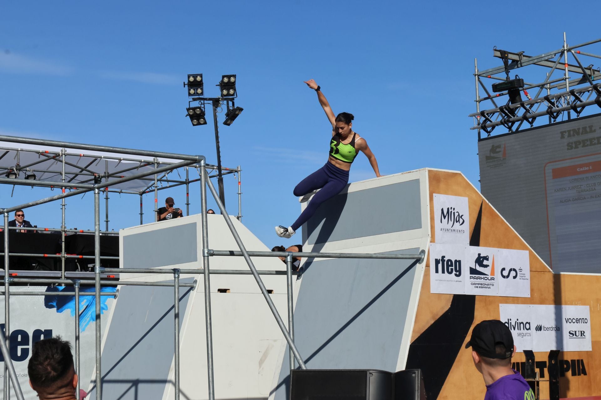 El campeonato de España de Parkour de Mijas, en imágenes