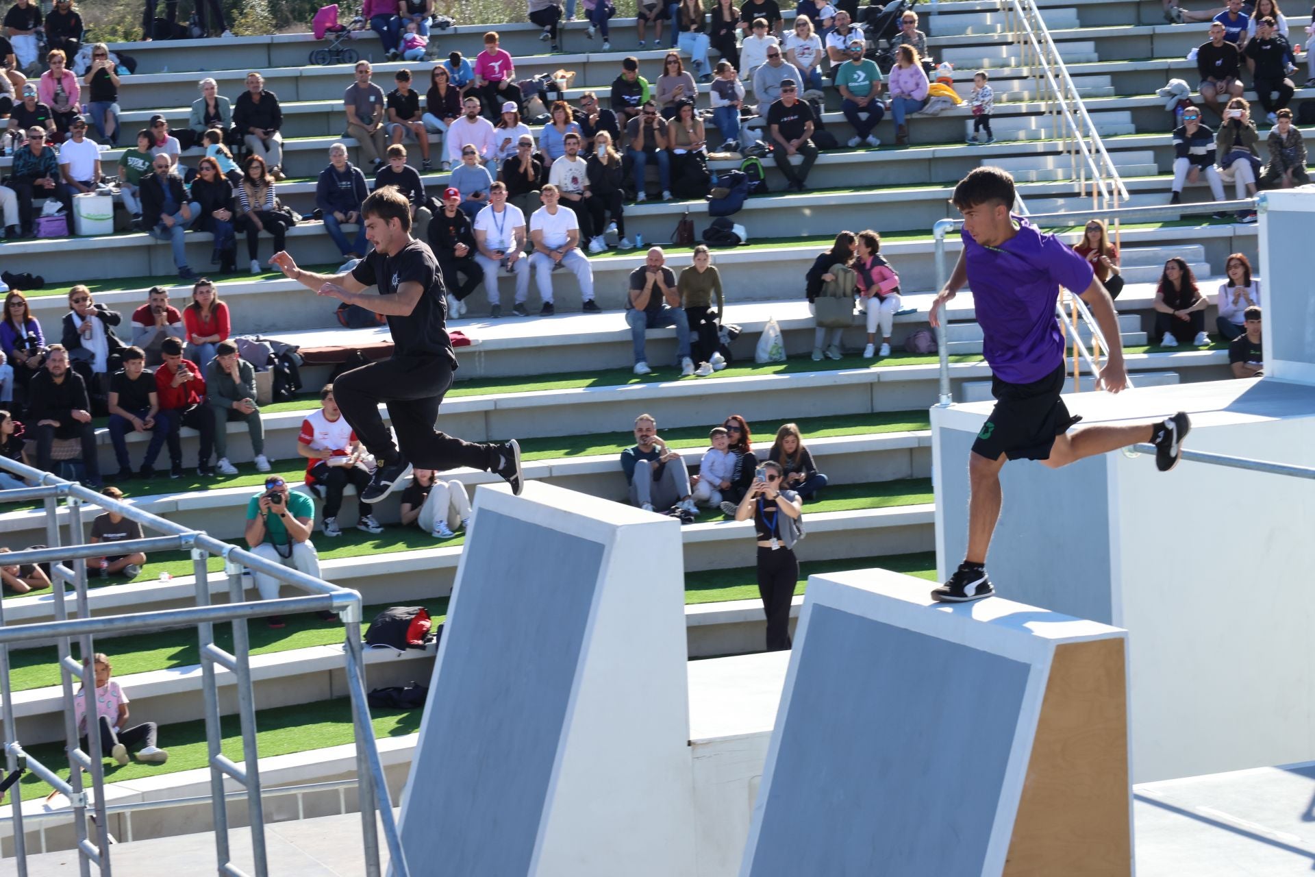 El campeonato de España de Parkour de Mijas, en imágenes
