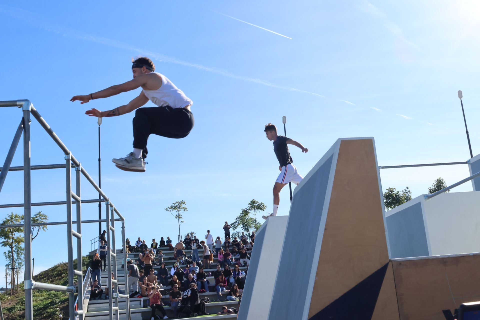 El campeonato de España de Parkour de Mijas, en imágenes