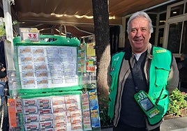 Francisco Jiménez, vendedor de la ONCE desde el año 2000