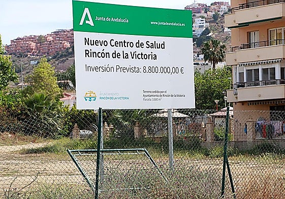 Parcela en la que se construirá el nuevo centro de salud de Rincón.