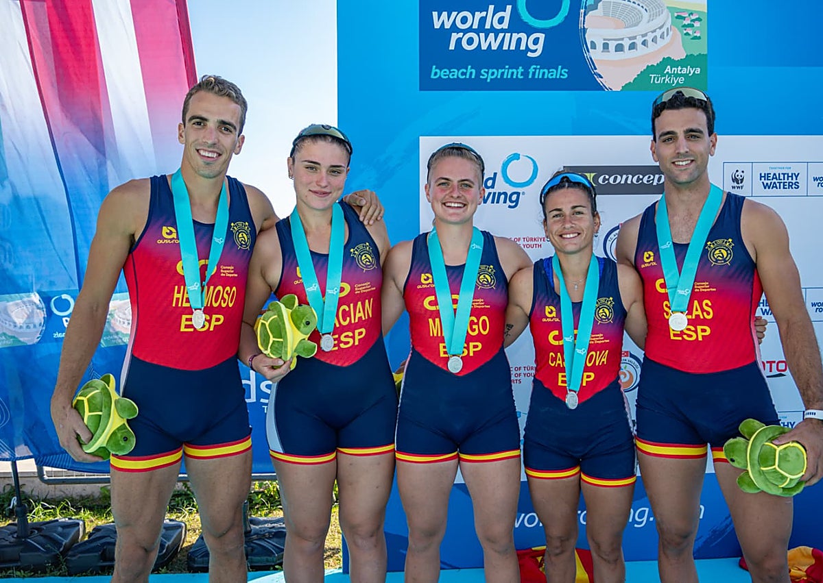 Imagen secundaria 1 - Pablo Hermoso, un remero con una mente privilegiada