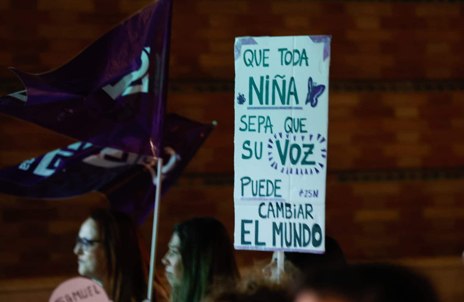 La manifestación del 25N, en Málaga