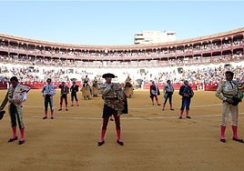 Imagen de archivo de un paseíllo en La Malagueta.