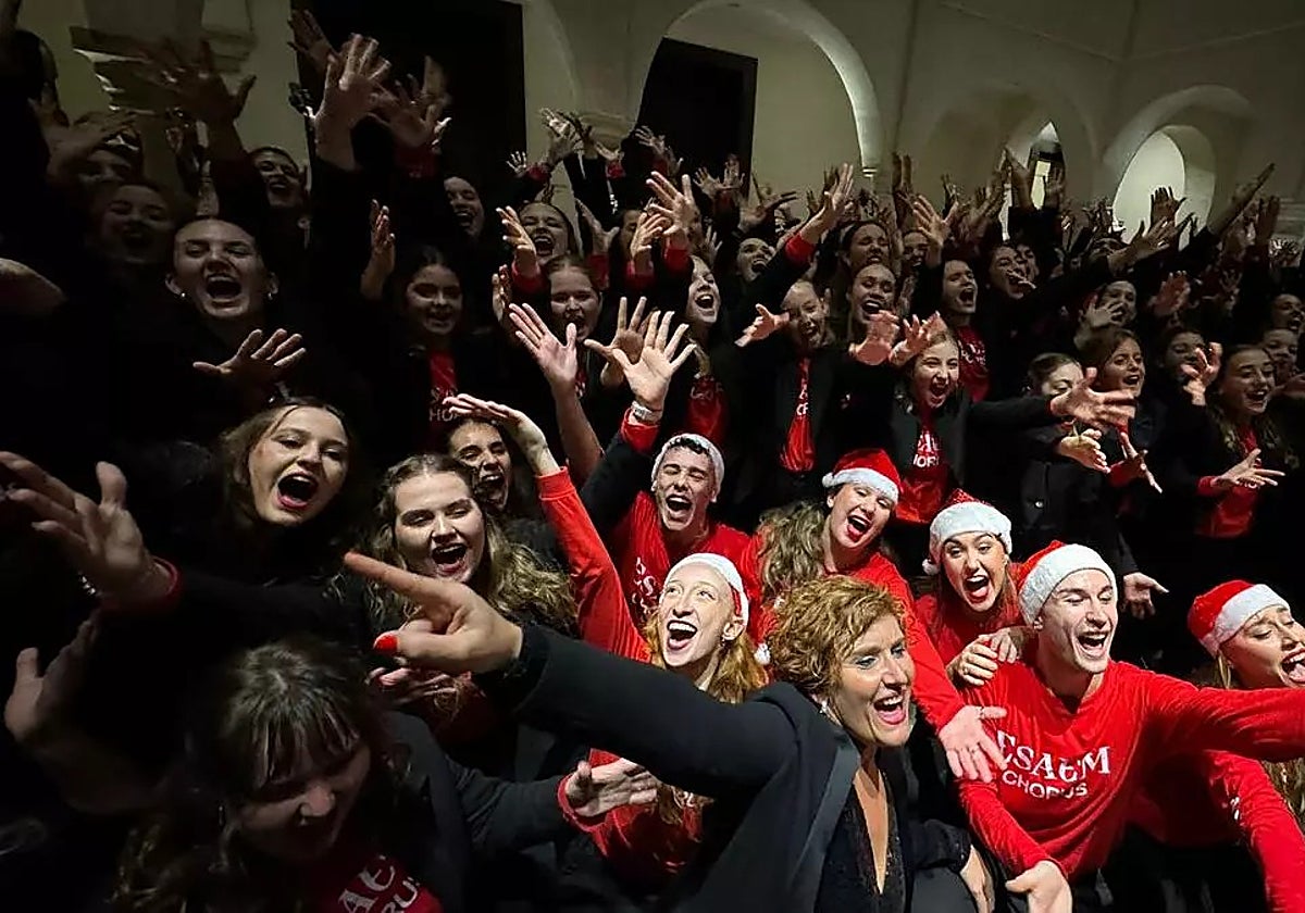 Imagen de archivo de la coral de ESAEM.