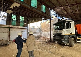 Zona del antiguo mercado de mayoristas, donde se ha producido la incidencia.