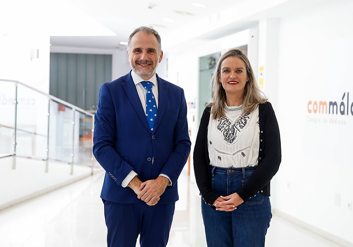 Imagen del psiquiatra Andrés Fontalba y la neurorradióloga María Vidal Denis.