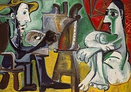 'El pintor y la modelo' (1963), de Pablo Picasso, un tema que también trató 'Munch'.