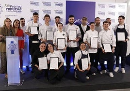Finalistas de la anterior edición del Premio Promesas de Le Cordon Bleu Madrid.