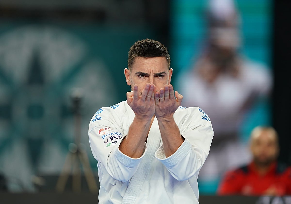 Imagen principal - Damián Quintero, el rey del kárate español, se retira de los tatamis