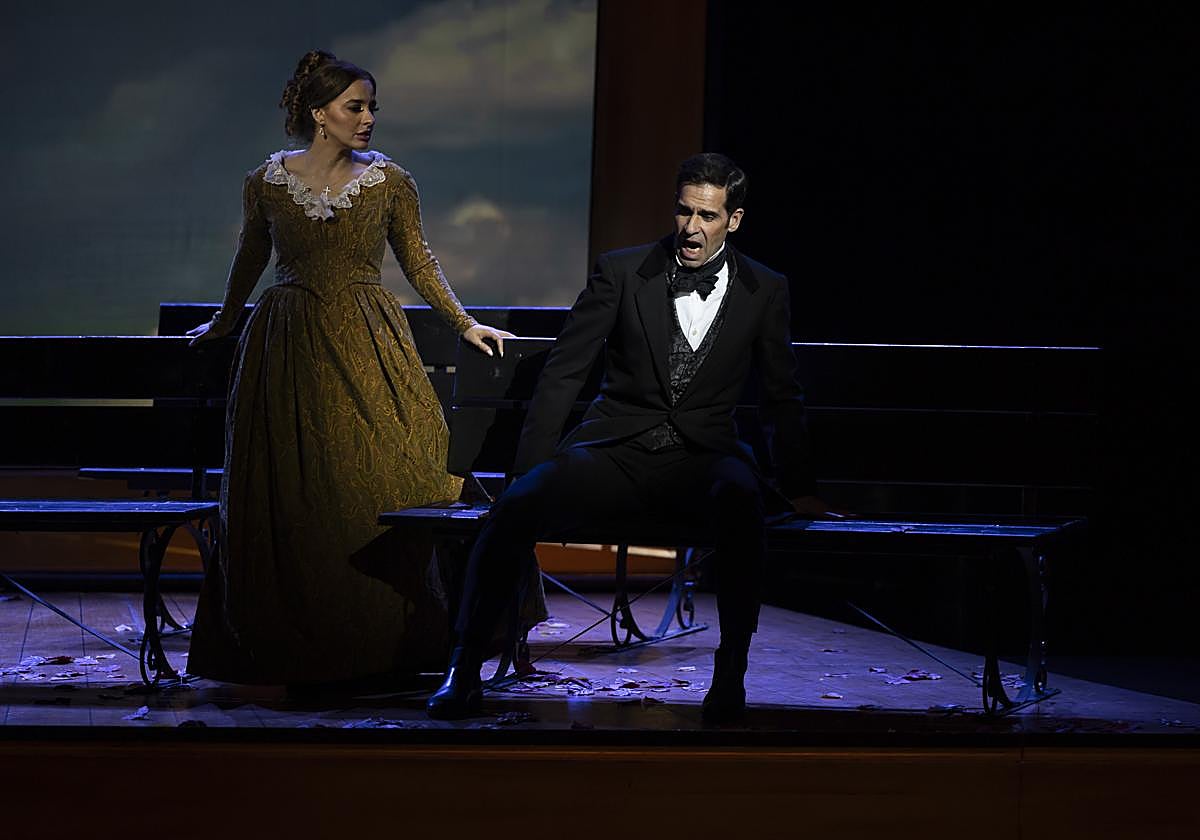 'Werther', piscodrama cubista, cautiva en el Cervantes