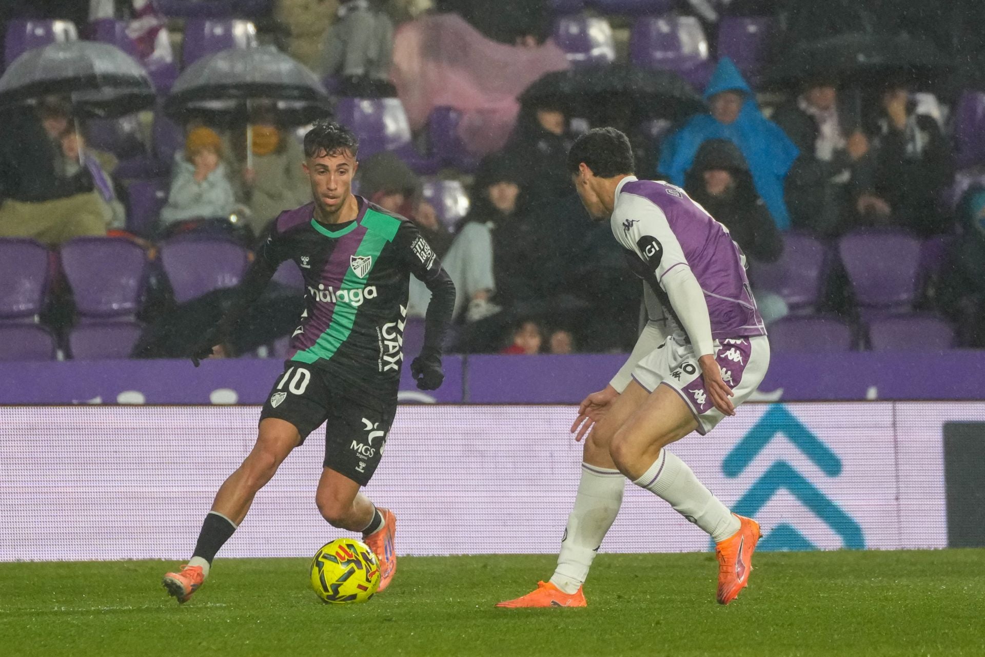 El Valladolid- Málaga, en imágenes