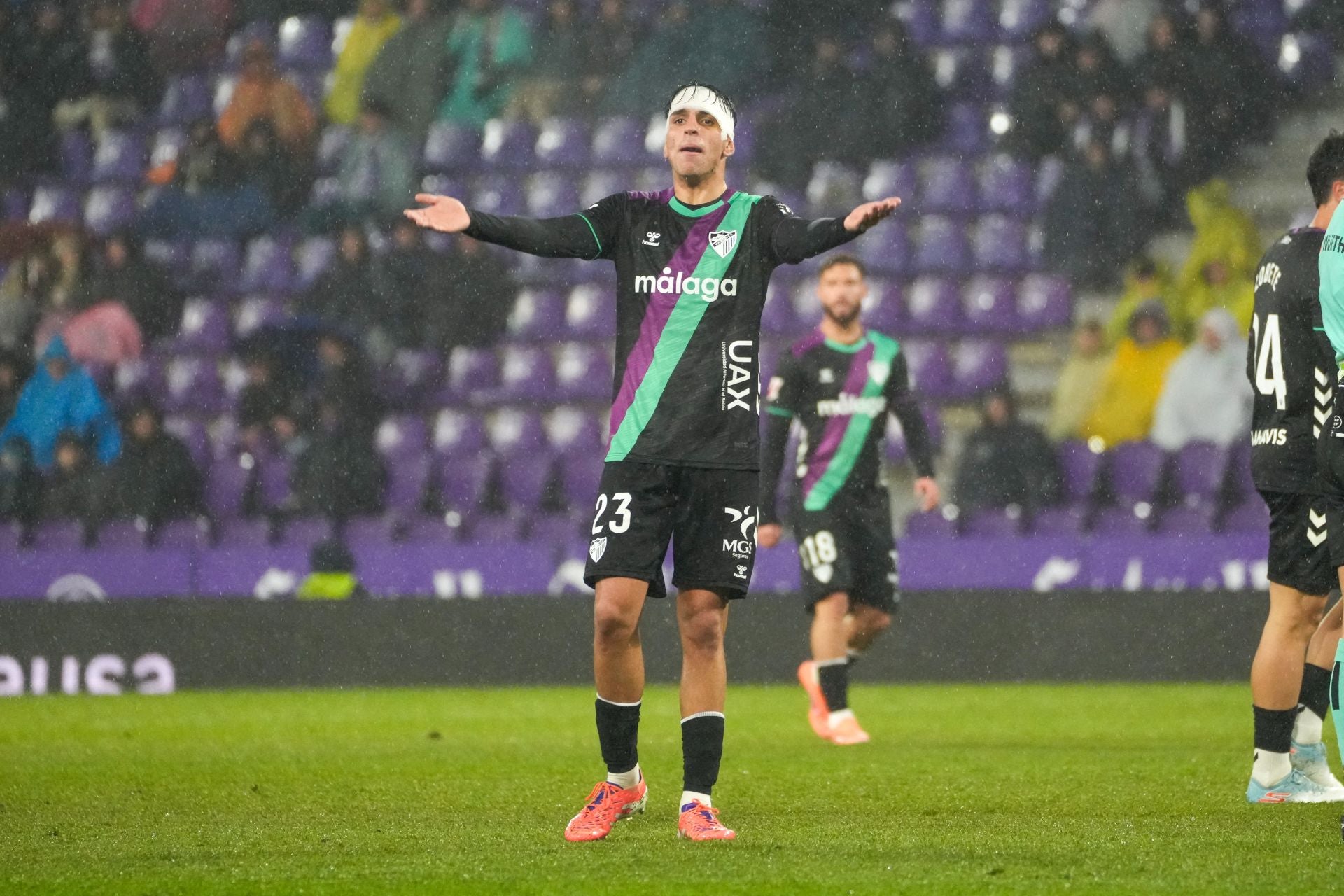 El Valladolid- Málaga, en imágenes