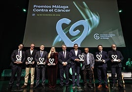 La segunda edición de los Premios Málaga Contra el Cáncer reconoce la aportación al bienestar de los pacientes