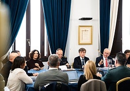 Un momento de la Junta Local de Seguridad celebrada este lunes.
