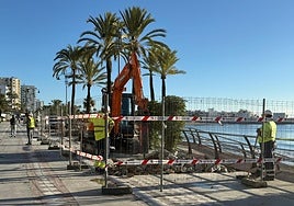 La actuación ha comenzado con las tareas de cimentación para la colocación de las nuevas estructuras.