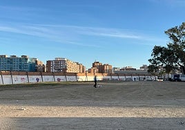 Zona donde sucedieron los hechos, en el polígono de San Rafael, en Málaga capital.
