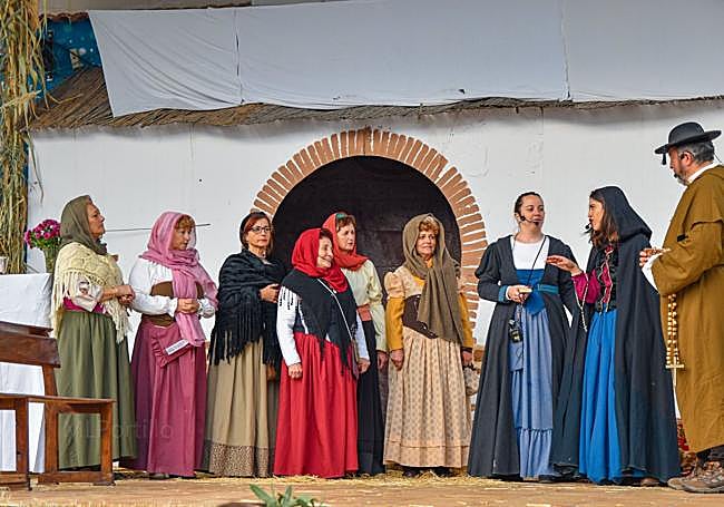 Representación de las Mozas en Tolox..