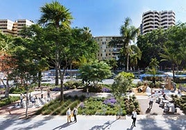 Recreación de la reforma de la avenida de Andalucía proyectada por Urbanismo.