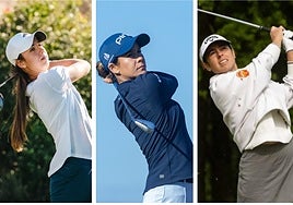 De izquierda a derecha: Julia López, Azahara Muñoz y Ana Peláez.