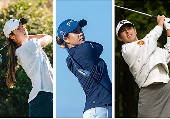 De izquierda a derecha: Julia López, Azahara Muñoz y Ana Peláez.