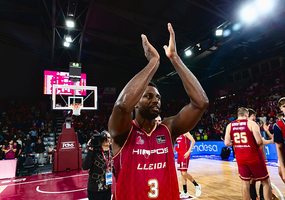 Melvin Ejim, como jugador del Hiopos Lleida.