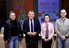 El teniente de alcalde sampedreño, Javier García, ha presentado las iniciativas junto a Apymespa y la asociación Tus Tiendas Amigas.