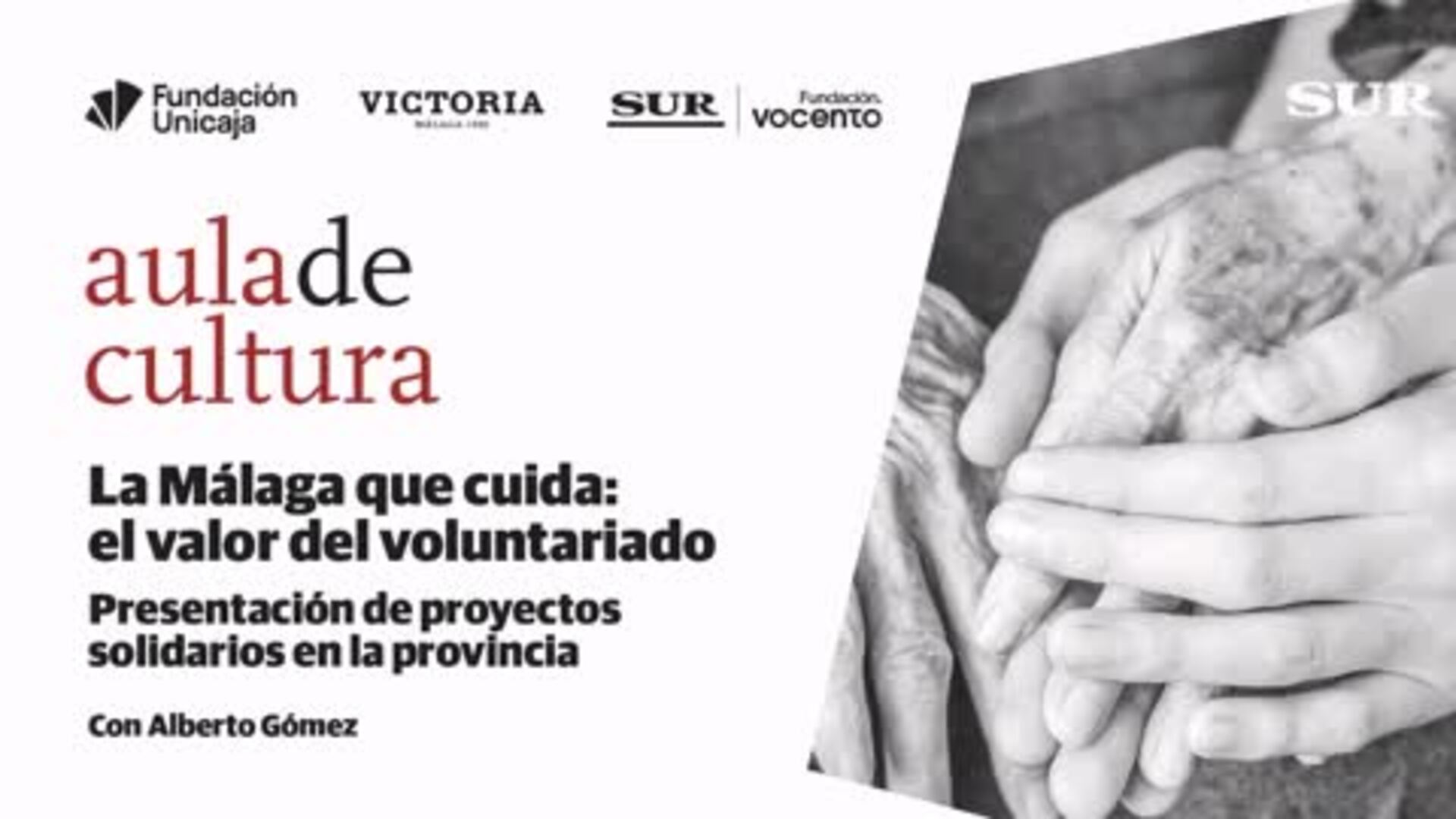 El Aula de Cultura SUR rinde homenaje al voluntariado de Málaga