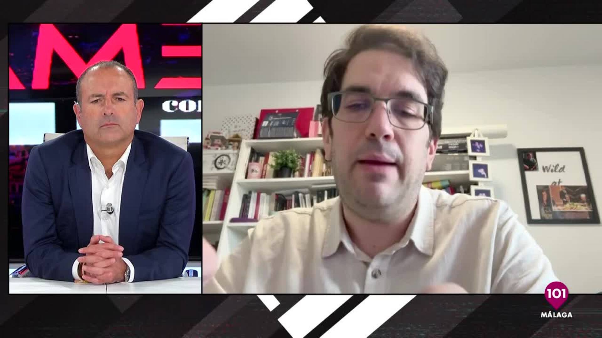 El concejal de Economia del Ayuntamiento de Málaga, Carlos Conde, en el programa 'La Alameda'