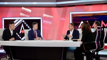 Carlos Conde, este jueves, en el plató de 'La Alameda'.