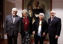 José Manuel Cabra de Luna, Rosario Camacho, Elena Laverón y Suso de Marcos.