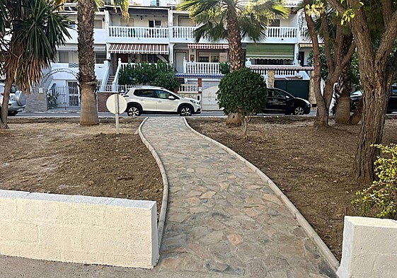 Trabajos ejecutados en La Cala del Moral.