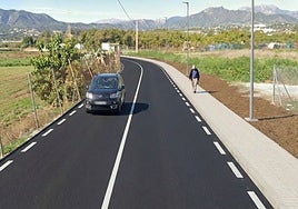 Recreación virtual de cómo quedará el Camino de la Fábrica tras su remodelación.