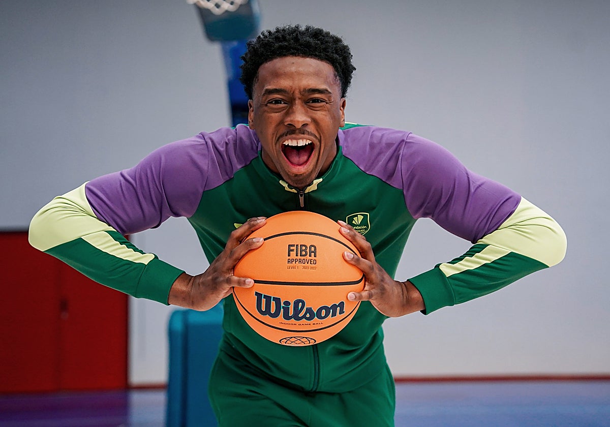 Chase Audige, en su presentación como jugador del Unicaja.