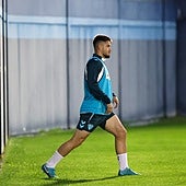Dani Lorenzo, en un entrenamiento.