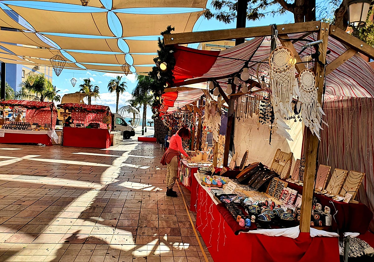 El mercadillo navideño.
