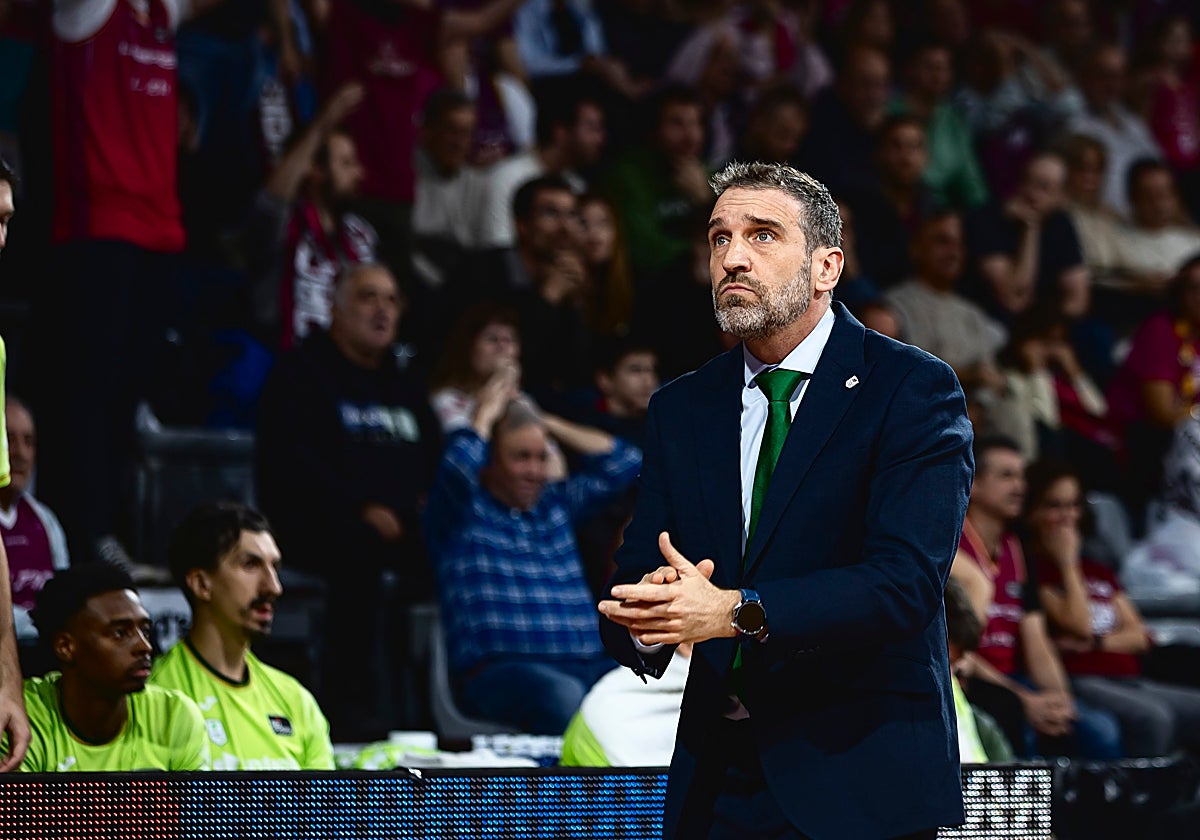 Ibon Navarro, este sábado en el Barris Nord.