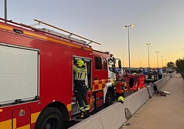 Tres muertos y seis heridos en una madrugada negra en las carreteras de Málaga