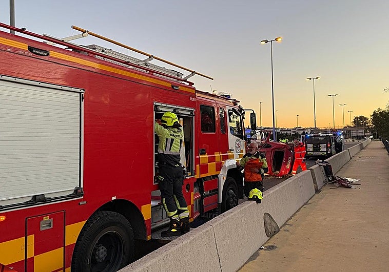Tres muertos y seis heridos en una madrugada negra en las carreteras de Málaga