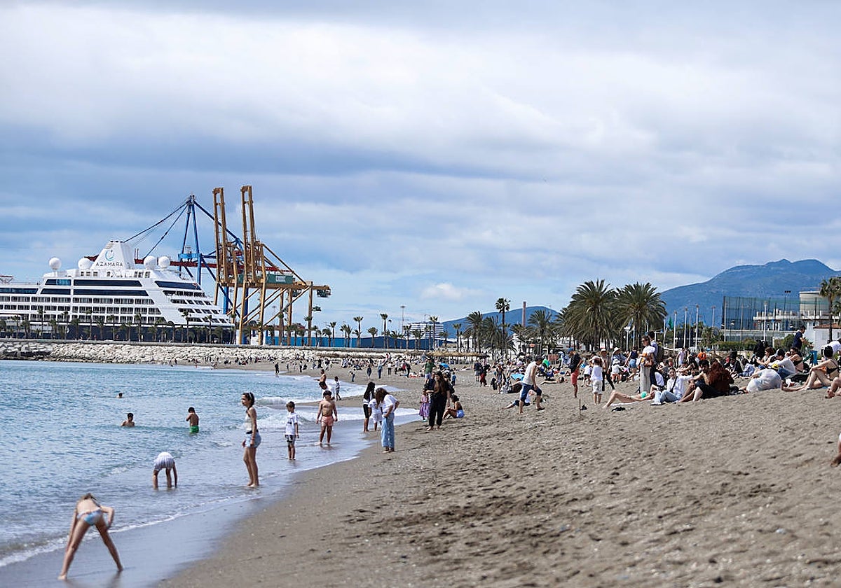 Playa de La Malagueta.