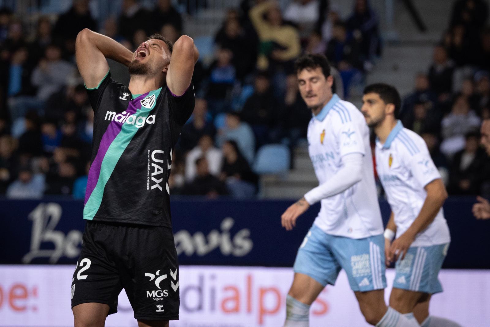 Las mejores imágenes del Málaga-Real Zaragoza