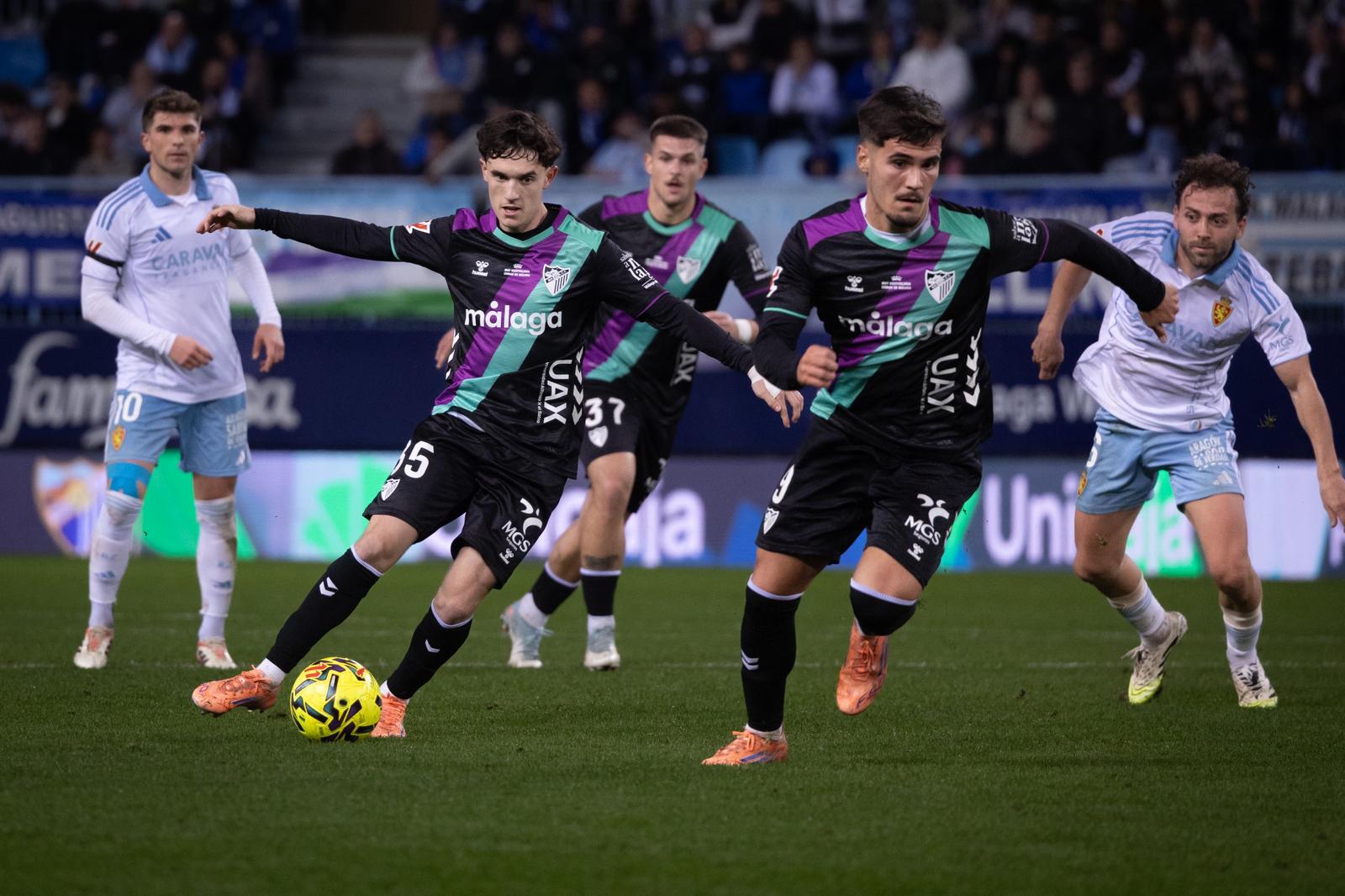 Las mejores imágenes del Málaga-Real Zaragoza